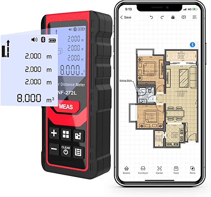 laser measure tool Generate CAD、PDF And 3D pictures